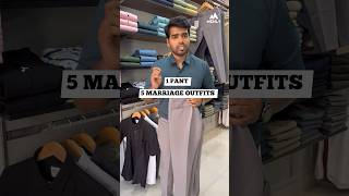 5 Best matching shirts for dark gray pant  5 best marriage outfits mensfashion marriageoutfits [upl. by Loriner]