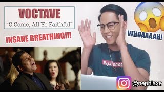 Voctave  O Come All Ye Faithful  SINGER REACTS [upl. by Davine904]