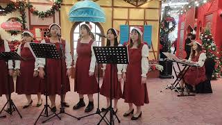 Christmas Carolling in KLCC Christmas Medley [upl. by Dnomyaw]