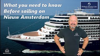 Nieuw Amsterdam Cruise Ship Tour Public Spaces Pools Entertainment amp Cabins hollandamerica [upl. by Colwell]