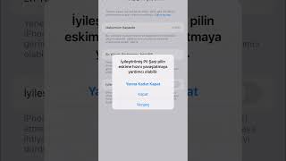 Iphone Pil Sağlığı Koruma 📱iphone [upl. by Sotos]