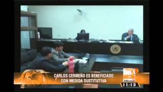 Carlos Cermeño es beneficiado con medida sustitutiva [upl. by Nesta648]