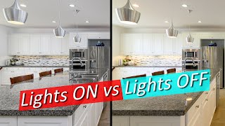 Lights ON vs Lights OFF for Real Estate Photography [upl. by Oileve]