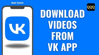 How To Download Videos From VK App [upl. by Esdras]