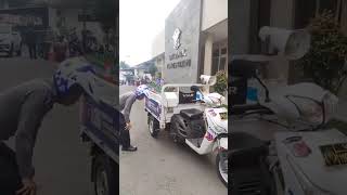 KNALPOT RACING knalpotracing knalpot rodatiga motor polisi polisiindonesia fyp viralvideo [upl. by Gareth]