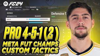 PRO 451 2 META CUSTOM TACTICS  INSTRUCTIONS EA FC 24 [upl. by Wallach]