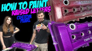 How to Keep Raised Letters amp Paint Custom Pearl [upl. by Monto618]