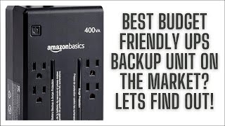 APC UPS Battery Backup and Surge Protector 600VA Backup Battery Power Supply Review [upl. by Golightly]