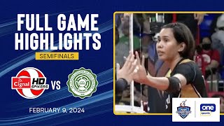 Cignal vs St Benilde highlights  2024 PNVF Champions League – Feb 8 2024 [upl. by Delainey]