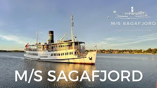 MS Sagafjord lægger til i Roskilde Havn 4K time lapse [upl. by Jacoba]