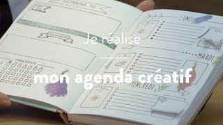 DIY créatif  Customiser un agenda créatif [upl. by Oriane]