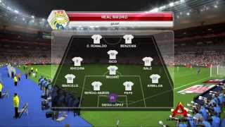 PES 2014  بيس 2014  برشلونة وريال مدريد  تعليق رؤوف خليف [upl. by Weinert]