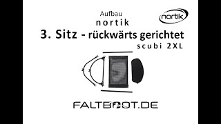 NORTIK SCUBI 2 XL  Installation 3 Sitz rückwärts gerichtet [upl. by Eelrebma]