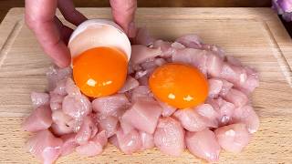 ❗️Add eggs to chicken breast Dont cook chicken breast until you see this recipe [upl. by Nossaj]