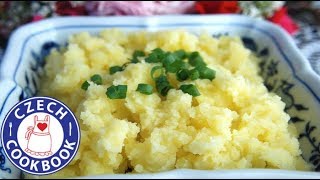 Crushed Potatoes Recipe  Šťouchané brambory  Czech Cookbook [upl. by Apgar]