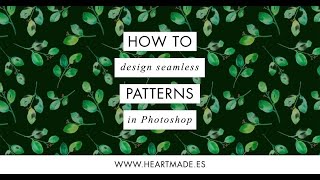 How to design patterns in Photoshop [upl. by Evvy]