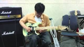 최고의 감성 기타리스트 Sam Lee guitar test for Jdub smashing guitar [upl. by Aerb223]