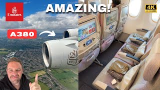 Emirates A380 Economy Class Review Dubai to UK Amazing Experience [upl. by Zinn]