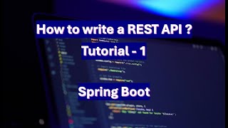 REST API Spring boot Tutorial  1 [upl. by Fawnia683]