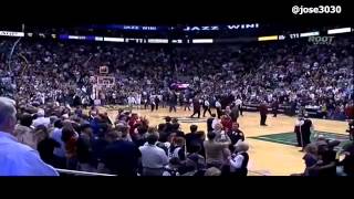 LeBron James passes a game winning shot to Udonis Haslem  Heat  Jazz 3 2 2012 [upl. by Johnath106]