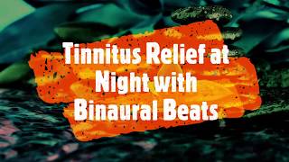 Tinnitus Relief Night time  with Binaural Beats  Deep Theta for Sleep and Meditation [upl. by Anaujik]