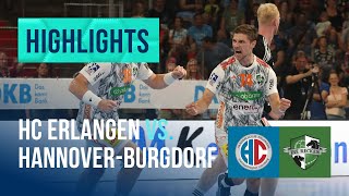 Highlights HC Erlangen vs TSV HannoverBurgdorf Saison 202324 [upl. by Rhee]