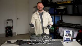 Husqvarna Automower® Aspire™ R4  Adjusting the cutting height with Walt Collins [upl. by Schram]