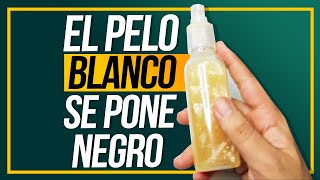 ¡Adiós Canas y Hola Cabello Negro Poderoso Tónico Para Un Pelo De Ensueño [upl. by Jedd]