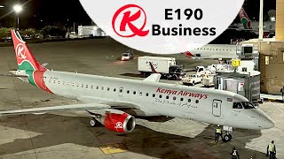 Kenya Airways E190 BUSINESS Cape Town to Nairobi via Livingstone [upl. by Enalb]