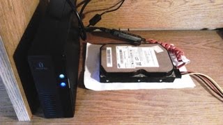 How to create a copy jobs backup to an USB drive external 2TB Iomega EZ Media and Backup [upl. by Nahtad]