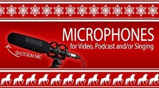 DEC 10  MICS FOR VIDEO PODCAST amp STUDIO RECORDING [upl. by Teirrah]