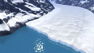 Animation How a Glacier Melts [upl. by Ailaroc542]