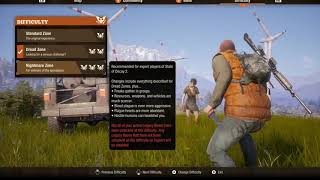 State of Decay 2 Changing Difficulties Midgame [upl. by Siloam]