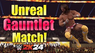 Attempting To Defeat The Hardest Match In WWE 2K24 History Using Machoman [upl. by Neetsirk]