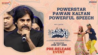 Powerstar Pawan Kalyan Powerful Speech  Ante Sundaraniki Pre Release Event  Nani  Nazriya Fahadh [upl. by Ylicec]