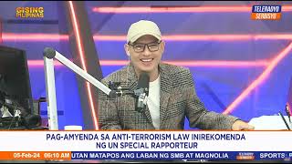 Gising Pilipinas  Teleradyo Serbisyo 5 February 2024 [upl. by Ettesel]