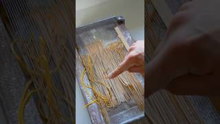 Welcome to PASTATUBE  Homemade Spaghetti alla Chitarra spaghetti pasta chef [upl. by Cony]