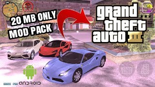 GTA3 REVOLUTION REAL MOD PACK 20 MB ONLY 2018 MUST WATCH [upl. by Attenwahs]