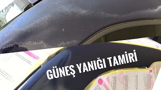 GÜNEŞ YANIĞI VERNİK UYGULAMASI  CORSA 14 GLS [upl. by Hcirdeirf]