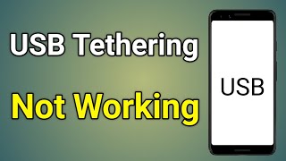 Usb Tethering Not Working In Mobile  Usb Tethering Not Working [upl. by Berny]