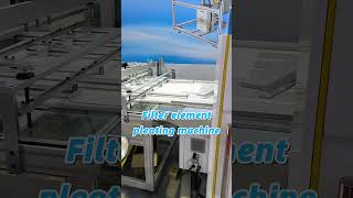 Filter cartridge pleating machine pleatingmachine filtercartridge filterelement [upl. by Nassah]