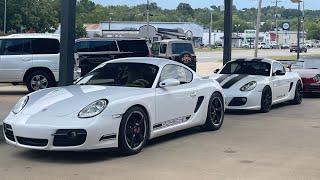 Tastefully modified Porsche Cayman S pov revs raw driving footage [upl. by Hendrik]