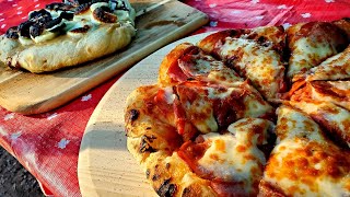 Camping Pizzas in the Ooni Koda 12quot Propane Oven [upl. by Akcimehs]