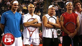 CHAMPIONS 6 Andre Agassi  Roger Federer  Pete Sampras  Lleyton Hewitt [upl. by Natalie]