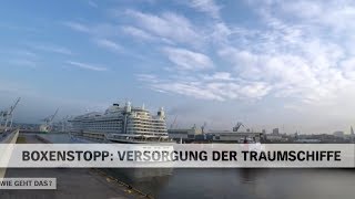 Versorgung und Abfertigung der TraumschiffeKreuzfahrtschiffe im Hafen Hamburg  NDR Doku [upl. by Assetak]