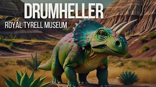 DrumhellerRoyal tyrell museum Hoodoos trail drumheller canada calgary museum dinosaur [upl. by Marrin]