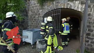 IdarOberstein 2024 Die Brandschutzübung in der Felsenkirche [upl. by Hux]