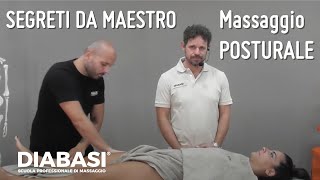 Segreti da Maestro Massaggio Posturale  DIABASI® Scuola Professionale di Massaggio [upl. by Ferde]