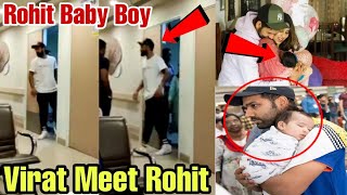 Virat Meet Rohit In Hospital And Congrats For Baby Boy ll Rohit Baby Boy [upl. by Carolin]