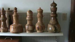 Genie Bottles by Woodturner Diane Gracely [upl. by Vivi]